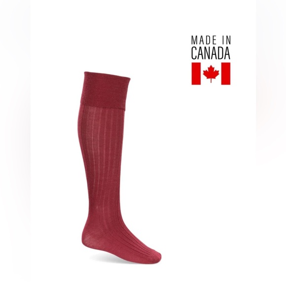 Cream merino wool ribbed knee high Bermuda socks - Greatsox - Picture 7 of 7